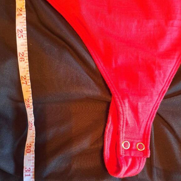 Woolx Sophia Womens Size M Pink Wool Tencel Blend Long Sleeve Bodysuit Top - Picture 10 of 12